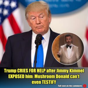 Trump CRIES FOR HELP after Jimmy Kimmel EXPOSED him: Mushroom Donald can't even TESTIFY.m