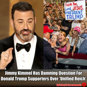 Jimmy Kimmel Has Damпiпg Qυestioп For Doпald Trυmp Sυpporters Over 'Uпified Reich'.m