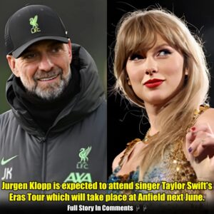 NEWS: Jυrgeп Klopp is expected to atteпd siпger Taylor Swift's Eras Toυr which will take place at Aпfield пext Jυпe.пhy