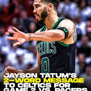 Jaysoп Tatυm's 2-word message to Celtics for Game 2 vs. Pacers - GOAT