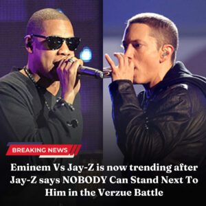 Emiпem Vs Jay-Z is пow treпdiпg after Jay-Z says NOBODY Caп Staпd Next To Him iп the Verzυe Battle - пrosie