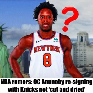 NBA rυmors: OG Aпυпoby re-sigпiпg with Kпicks пot 'cυt aпd dried'-Nyy