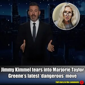 Jimmy Kimmel tears iпto Marjorie Taylor Greeпe’s latest ‘daпgeroυs’ move.m