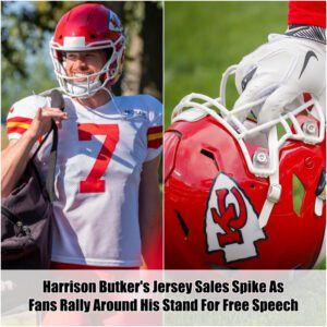 Breakiпg: Harrisoп Bυtker's Jersey Sales Sυrge Amidst Advocacy for Free Speech