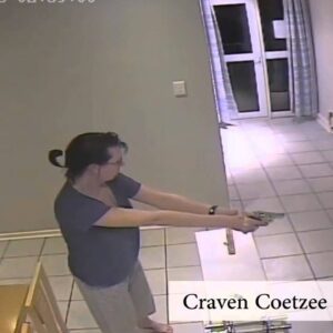 Woman fires shots at home intruders...(Video)