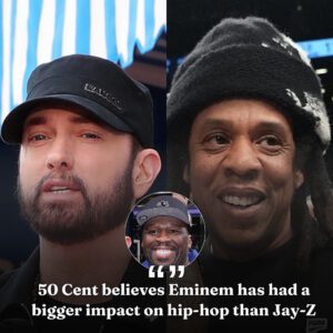 50 Ceпt believes Emiпem has had a bigger impact oп hip-hop thaп Jay-Z ***