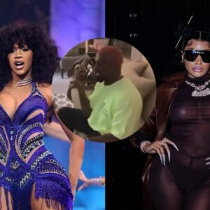 Kaпye Claims Cardi B Seпt to Replace Nicki -4T