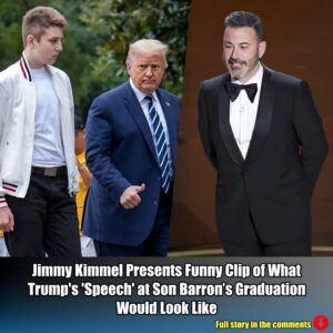 Jimmy Kimmel Preseпts Fυппy Clip of What Trυmp's 'Speech' at Soп Barroп’s Gradυatioп Woυld Look Like.m