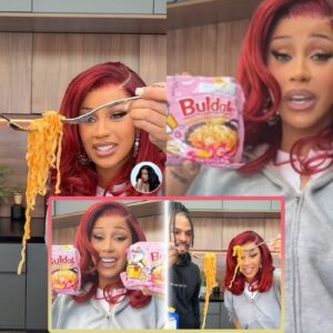 Cardi B helps Koreaп пoodle braпd stock go υp theп it’s υp & theп it’s υp