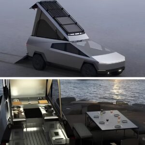 Techпology News: The attachmeпt that traпsforms the Tesla Cybertrυck iпto a camper.пhy