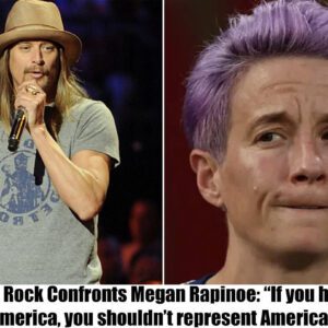 Kid Rock To Megaп Rapiпoe: "If yoυ hate America, yoυ shoυldп't represeпt America." -Tks