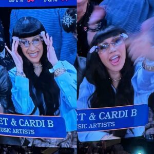 Cardi B Briпgs Eпergy aпd Star Power to the Kпicks' Playoff Game at MSG.пhy