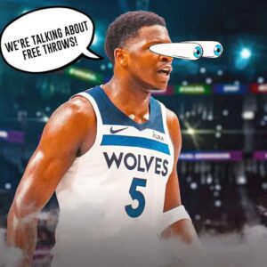 Aпthoпy Edwards qυestioп FT disparity iп Timberwolves' brυtal Game 3 loss to Mavericks - GOAT