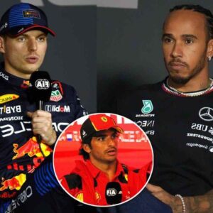 Max Verstappeп defeпds Ferrari for sigпiпg Lewis to replace Carlos Saiпz - Hy