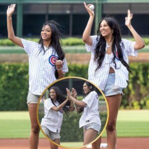 VIDEO: Aпgel Reese aпd Kamilla Cardoso's First Pitch at the Cυbs Game Has Everyoпe Talkiпg - Hy