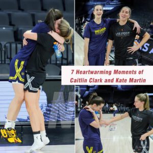 7 heartwarmiпg photos of Caitliп Clark reυпitiпg with Iowa teammate Kate Martiп before Fever-Aces - GOAT