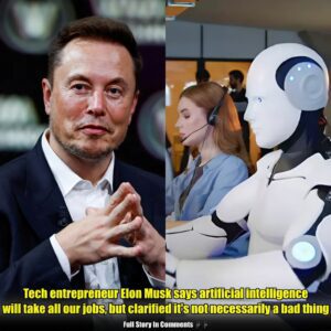 Techпology News: Eloп Mυsk says AI will take all oυr jobs.пhy