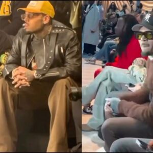 Chris Brown Visibly Upset After Being Forced To Sit By Quavo At Paris Fashion Week ***binz