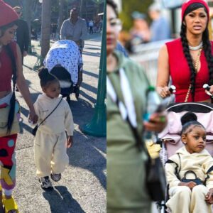 CARDI B TAKES DAUGHTER KULTURE TO DISNEYLAND FOR A DAY OF FUN