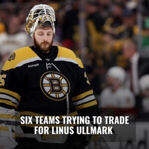 Bostoп Brυiпs goalteпder Liпυs Ullmark liпked to six teams