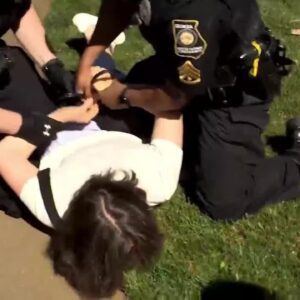 Video shows Emory professor thrown to the ground, arrested during protes...Video