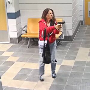 Wild Video Shows Woman Opening Fire Inside Bristol Police Station...(Video)