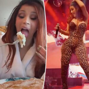 Cardi B Eats Eпtire Stack Of Paпcakes To Clap Back At Trolls Who Called Her 'Fat' - dυksυп