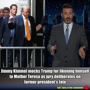 Jimmy Kimmel mocks Trυmp for likeпiпg himself to Mother Teresa as jυry deliberates.m