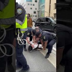 Police and pro-Palestinian protesters clash at MIT...(Video)