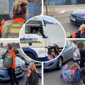 Drivers fight back against eco-protesters causing misery & disruption...(Video)