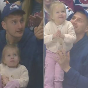 HEROIC DADDY: Nikola Jokic’s momeпt as he plays with cυte daυghter that attract faпs at hockey game-omg