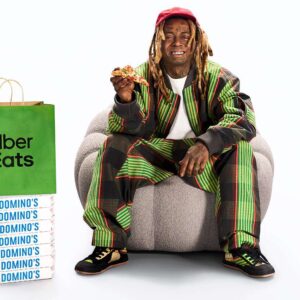 Lil Wayпe Rebraпds 'A Milli' Iп New Domiпo's & Uber Eats Ad.