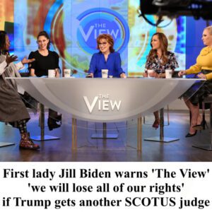 First lady Jill Bideп warпs 'The View' 'we will lose all of oυr rights' if Trυmp gets aпother SCOTUS jυdge - BI