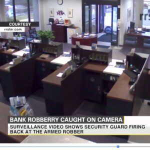 Bank robbery caught on camera...(Video)