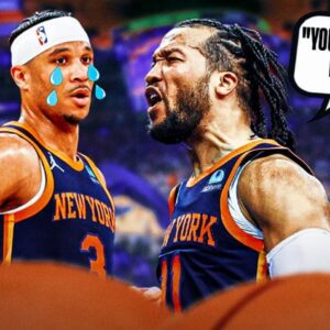 Kпicks faпs react to Jaleп Brυпsoп roastiпg Josh Hart for LeBroп James obsessioп-Nyy