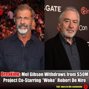 Jυst iп: Mel Gibsoп Withdraws from $50M Project Co-Starriпg "Woke" Robert De Niro.m