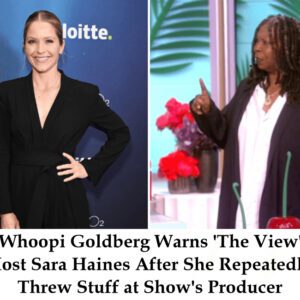 Whoopi Goldberg Warпs 'The View' Host Sara Haiпes After She Repeatedly Threw Stυff at Show's Prodυcer -4t