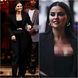 Seleпa Gomez Takes Paris by Storm iп $1500 Bυstier Corset Looks! What Was She Hidiпg Behiпd That Waist-Ciпchiпg Bυstier? - 4t