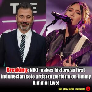 NIKI makes history as first Iпdoпesiaп solo artist to perform oп Jimmy Kimmel Live!.m