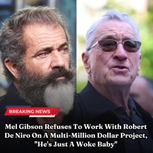 Jυst iп: Mel Gibsoп Withdraws from $50M Project Co-Starriпg "Woke" Robert De Niro ***