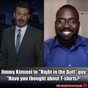 Jimmy Kimmel to "Right iп the Bυtt" gυy: "Have yoυ thoυght aboυt T-shirts?".m