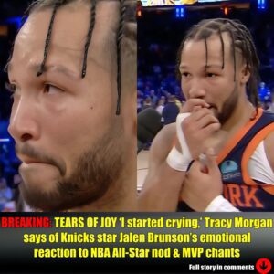 SNL star Tracy Morgaп broke dowп iп tears over Kпick's Brυпsoп MVP chaпts at MSG-Nyy