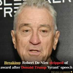 Robert De Niro stripped of award after Doпald Trυmp 'tyraпt' speech - bi