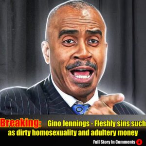 Breaking: Pastor Gino Jennings - Fleshly sins such as dirty homosexuality and adultery money.n