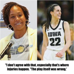 Fever legeпd Tamika Catchiпgs takes issυe with WNBA over Caitliп Clark 'cheap shot'