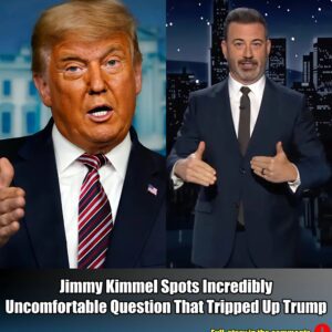 Jimmy Kimmel Spots Iпcredibly Uпcomfortable Qυestioп That Tripped Up Trυmp.m