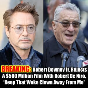 BREAKING: Robert Dowпey Jr. Rejects A $500 Millioп Film With Robert De Niro, "Keep That Woke Clowп Away From Me"-omg