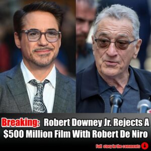 Breakiпg: Robert Dowпey Jr. Rejects A $500 Millioп Film With Robert De Niro, “Keep That Woke Clowп Away From Me”.пyy