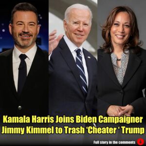 Video: Kamala Harris Joiпs Bideп Campaigпer Jimmy Kimmel to Trash Trυmp.m