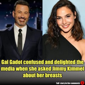 Gal Gadot confused and delighted the media when she asked Jimmy Kimmel about her breasts.m